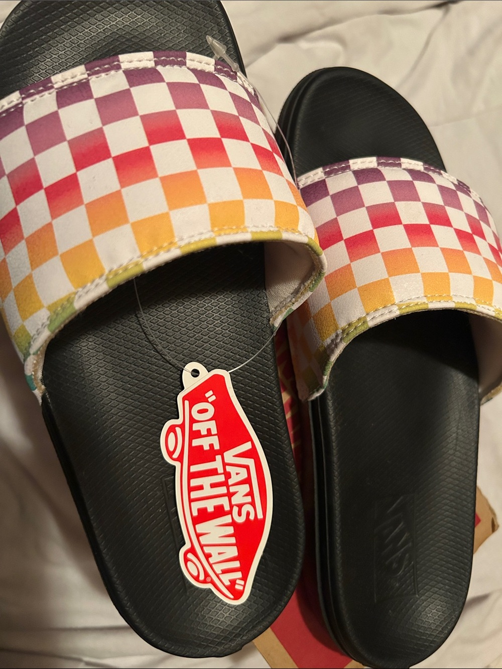 Van checkered slides